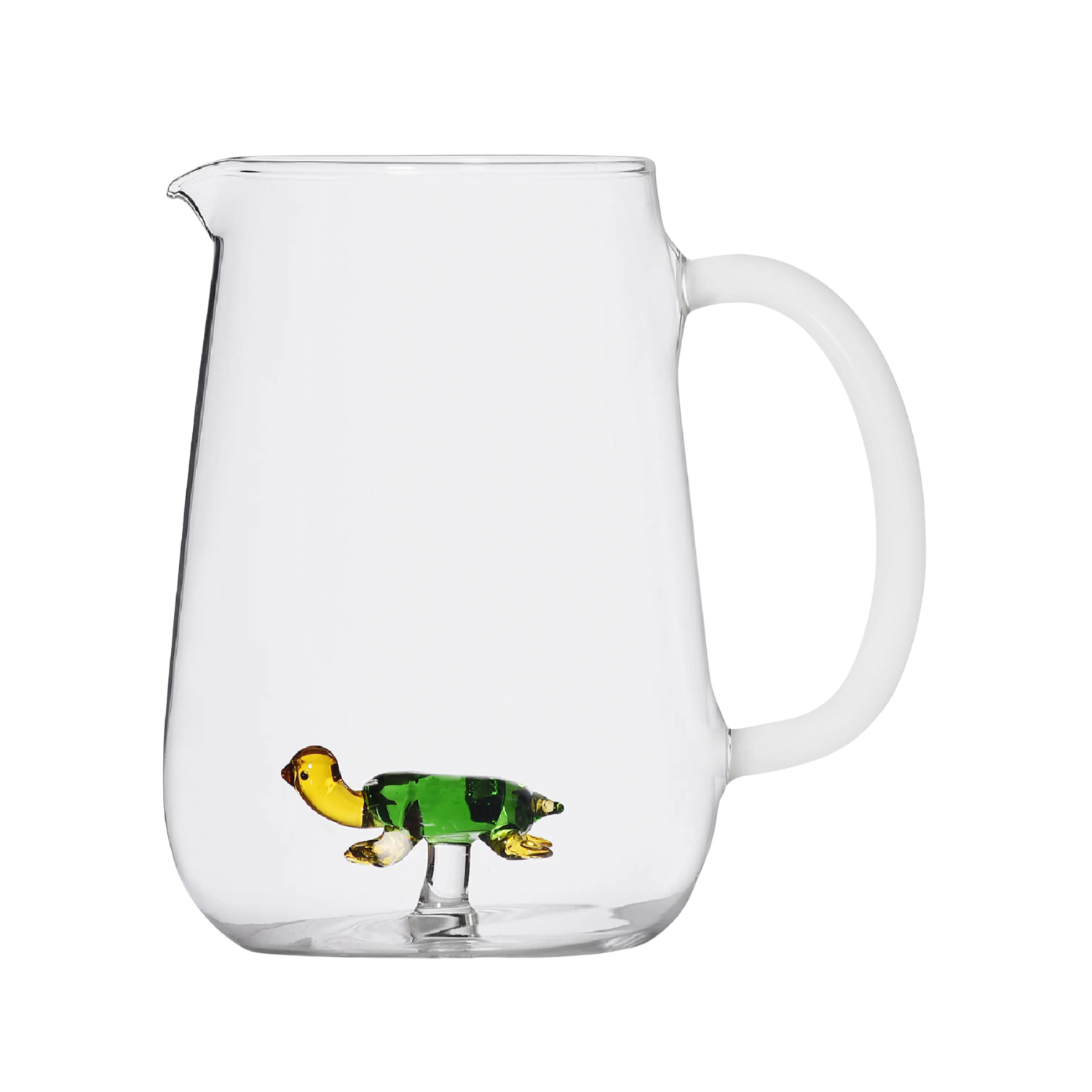 Animal Farm Turtle Glass Pitcher