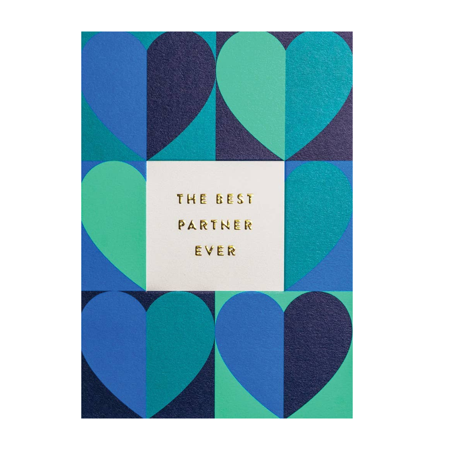 Hearts Partner Anniversary Greeting Card