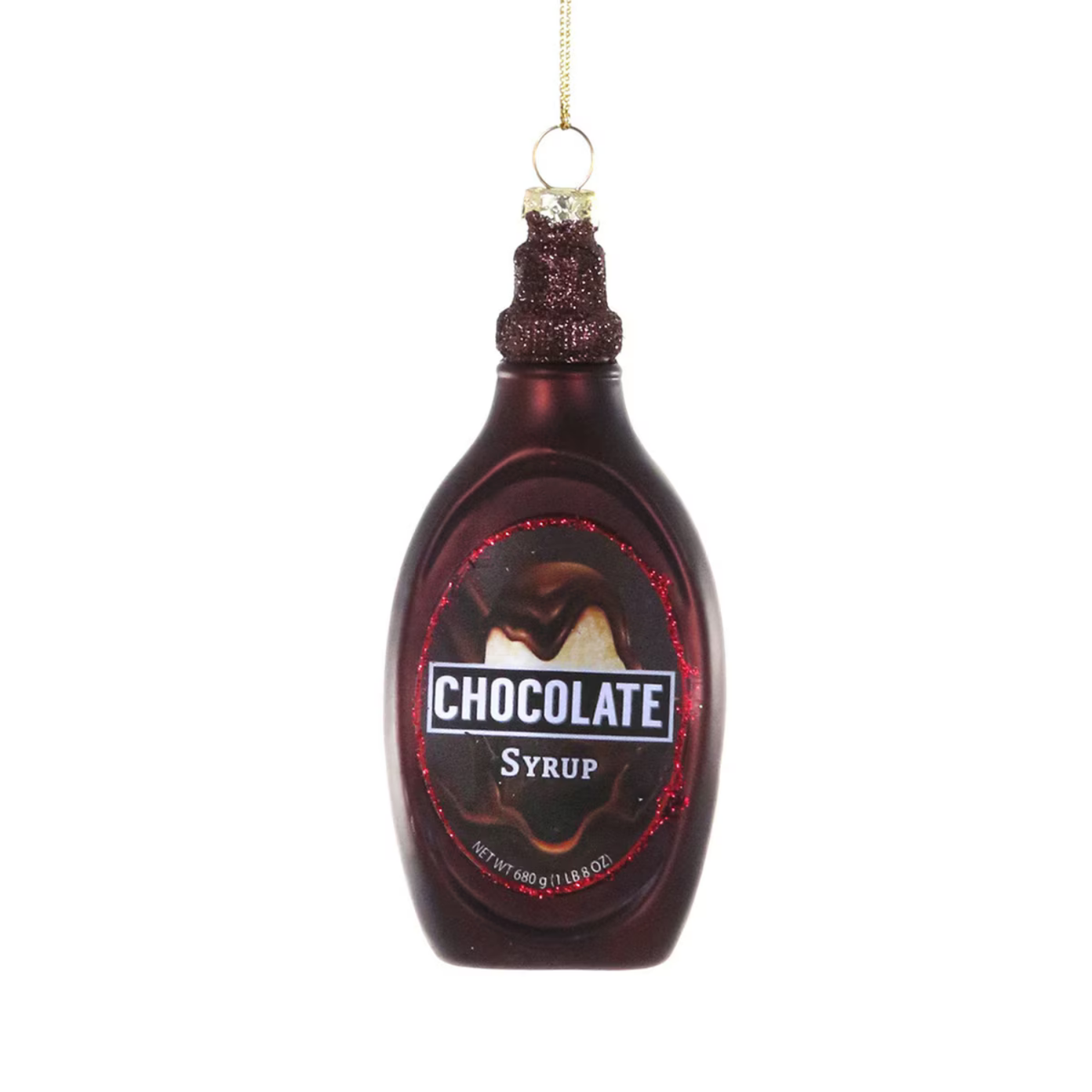 Chocolate Syrup Ornament