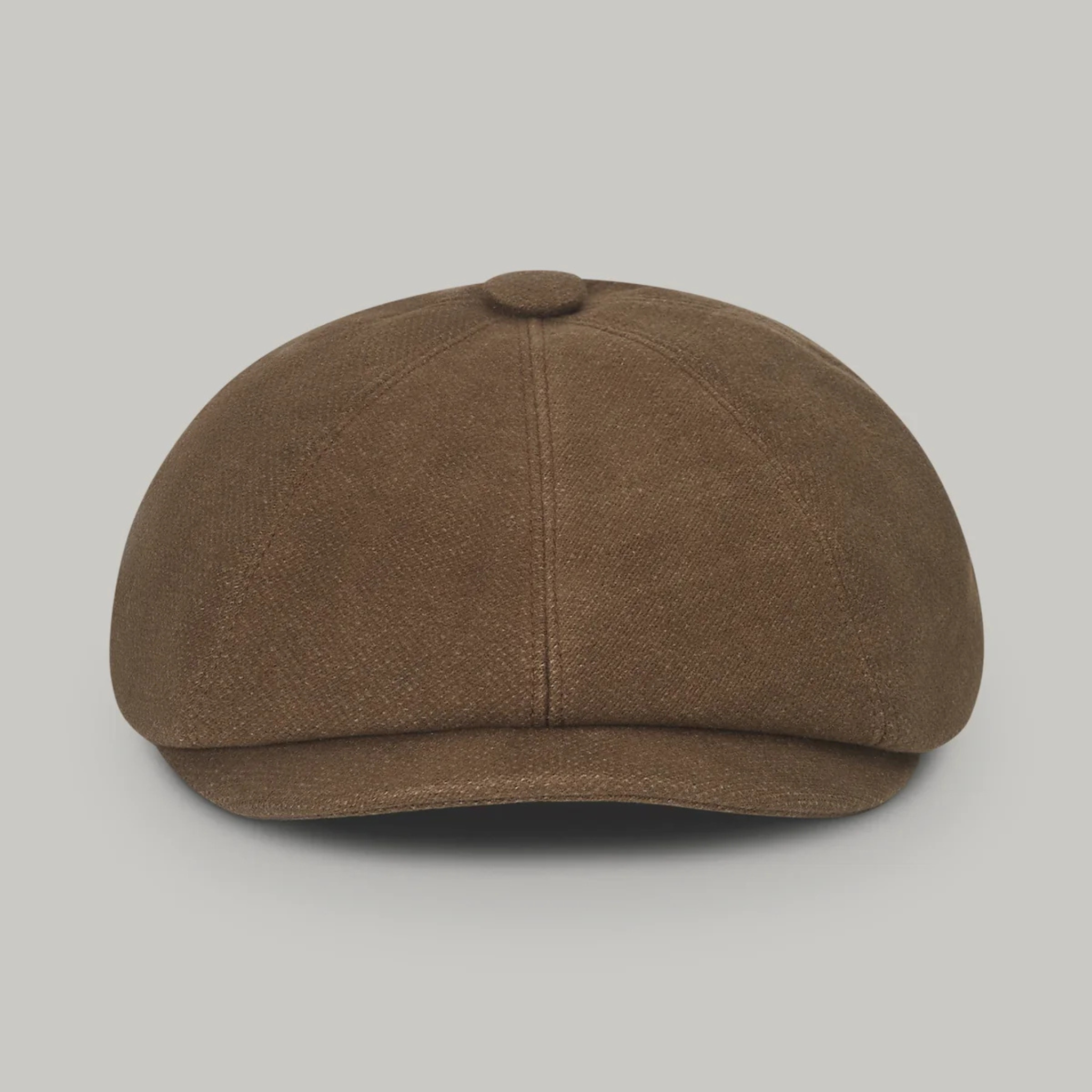 Baker Boy Hat - Camel Moleskin Pindot