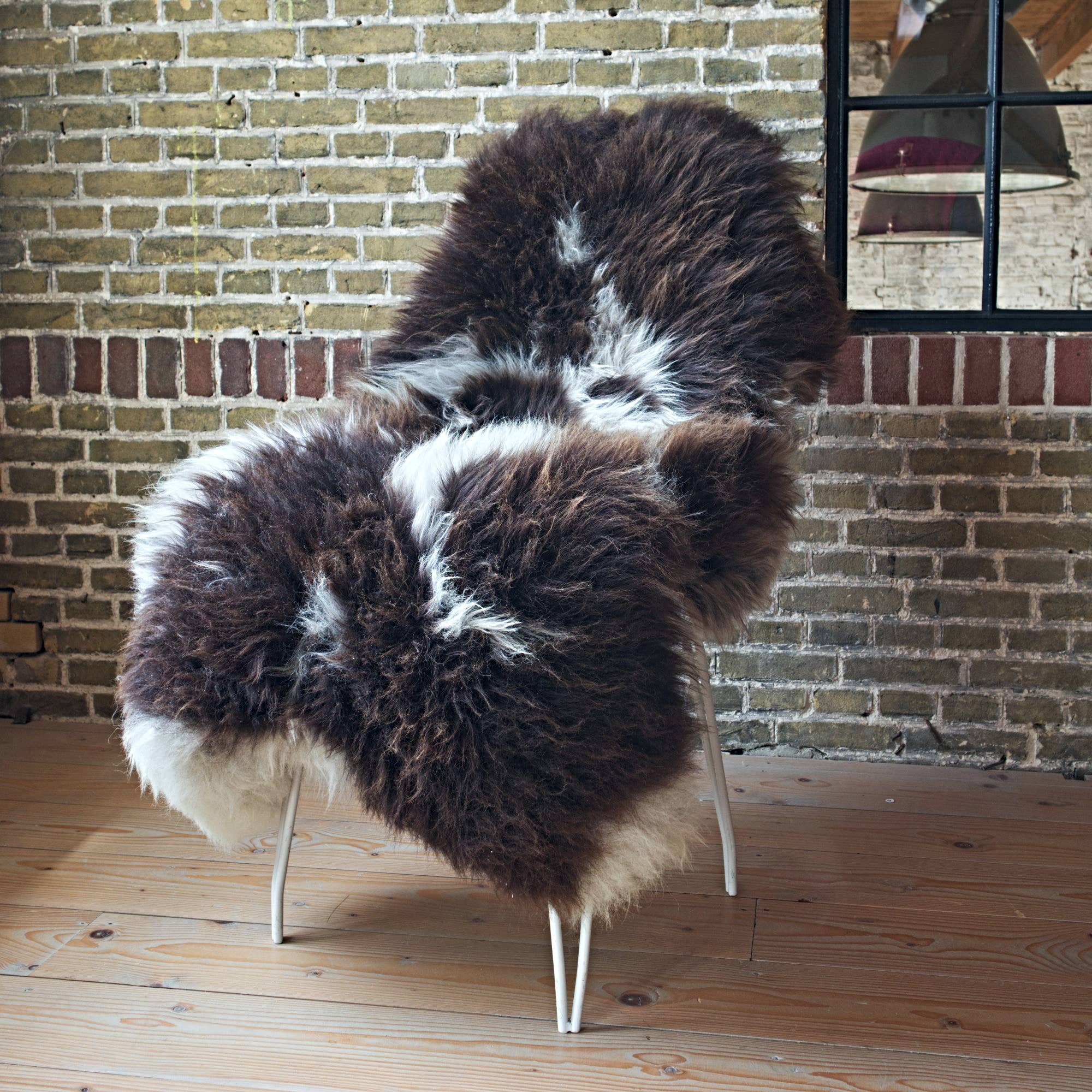 Texel sheepskin fur