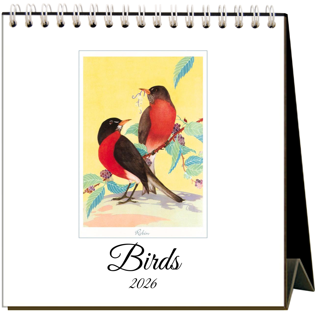 Birds 2026 Desk Calendar
