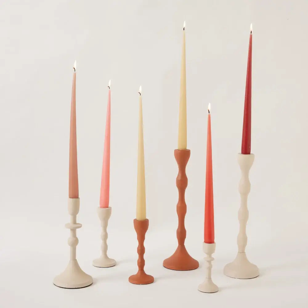 Solar Candle Holder - 11 cm - Ecru