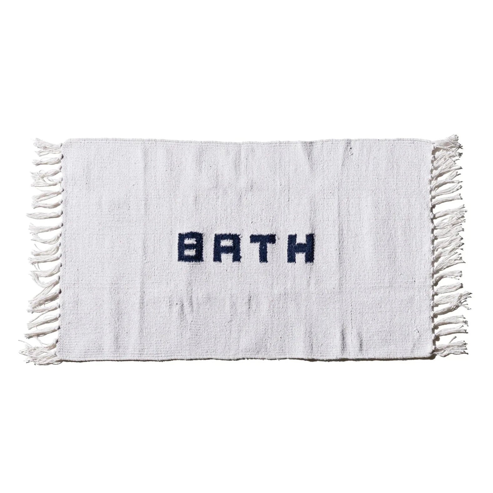 Handloomed Recycled Yarn Bath Mat