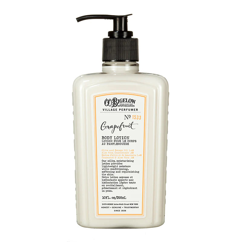 C.O. Bigelow Village Perfumer - Grapefruit Body Lotion No. 1533