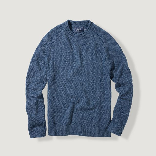 Crow's Foot Rollneck Sweater - Mens
