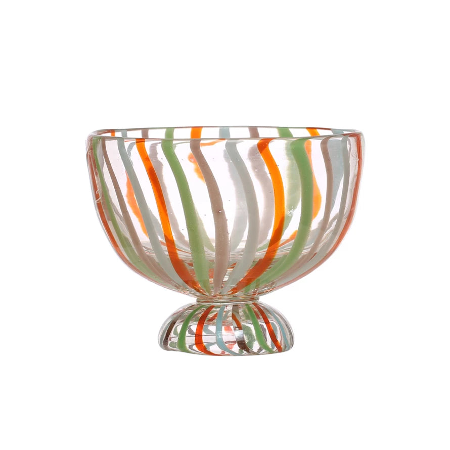 Glass Footed Bowl