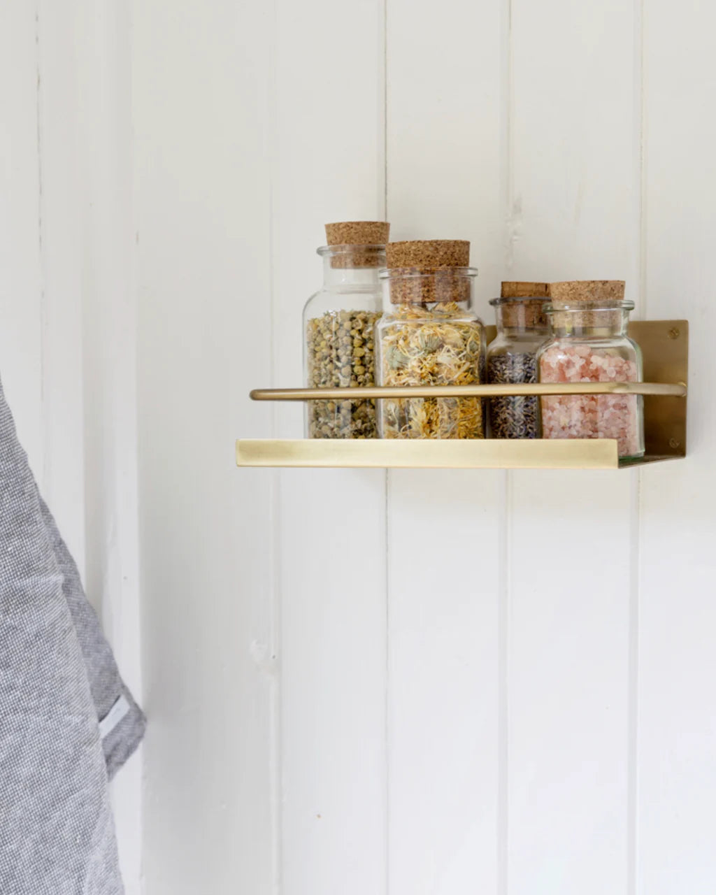 Fog Linen Brass Shelf