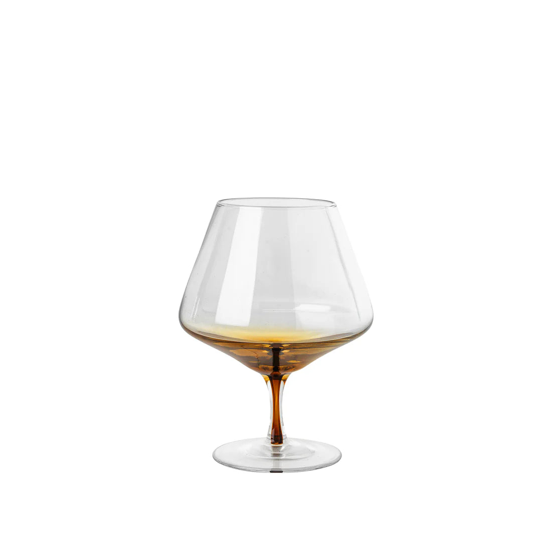 Broste Amber Brandy Glass - set of 4