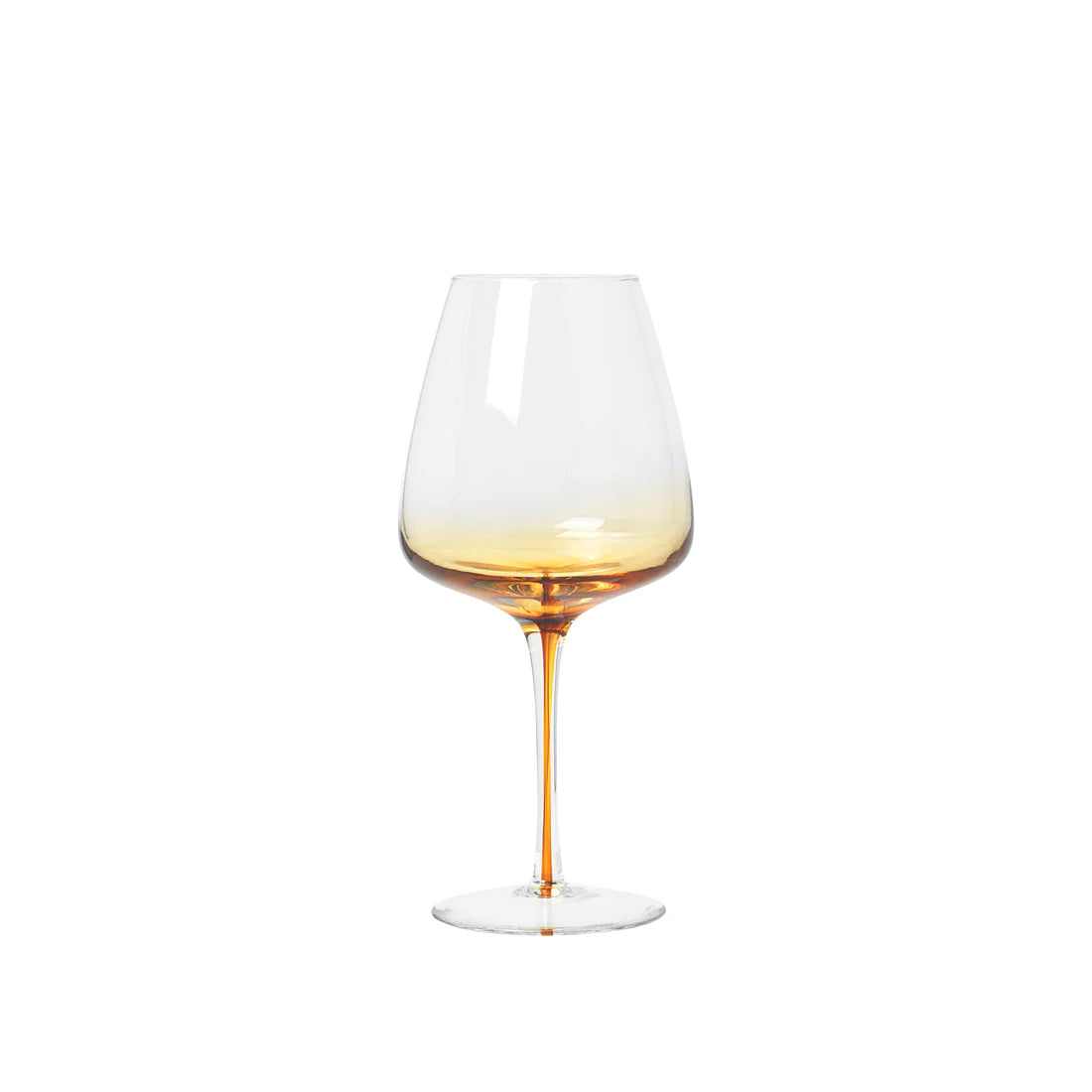 Broste Amber Red Wine Glass - set of 4