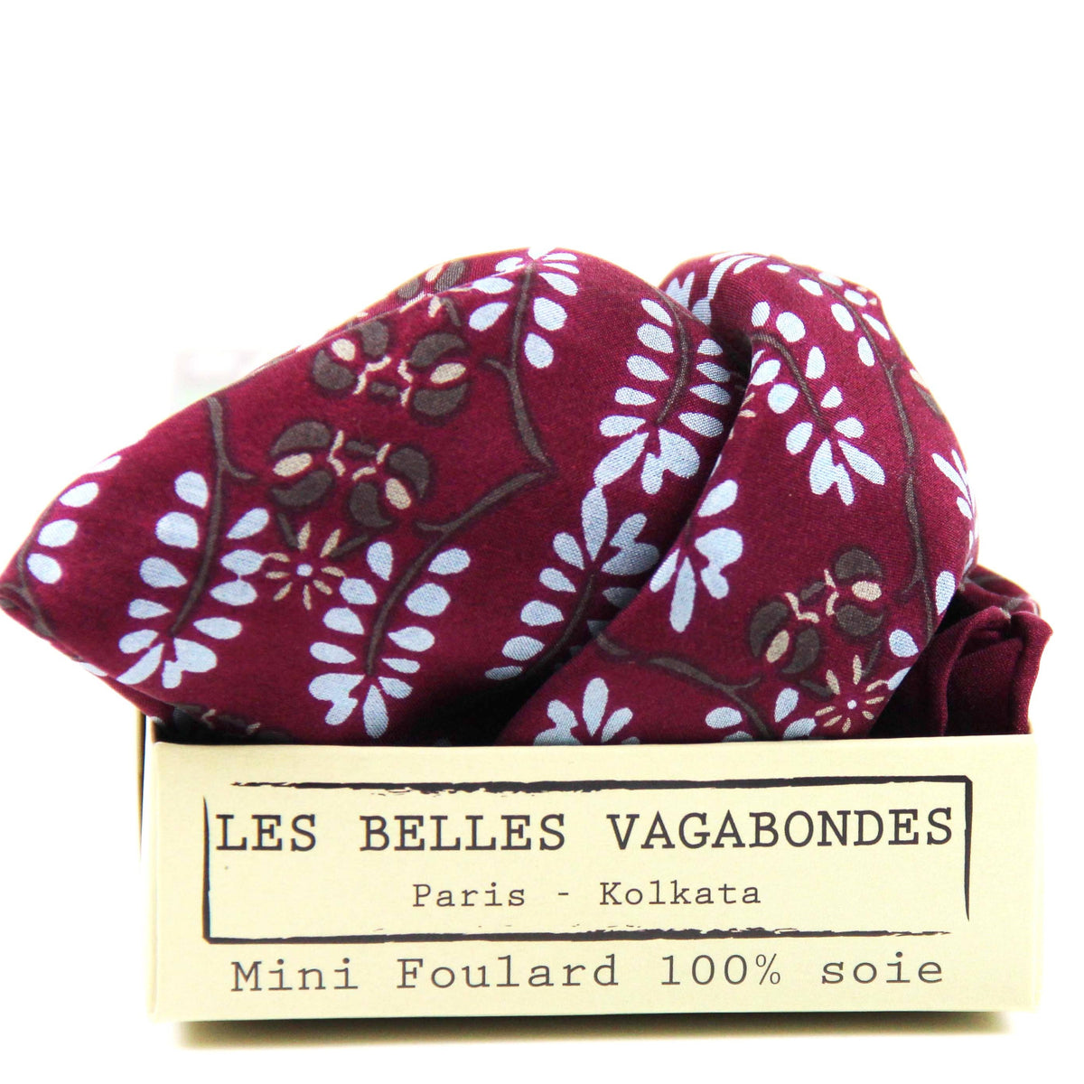 Mini Albertine Bordeaux Scarf