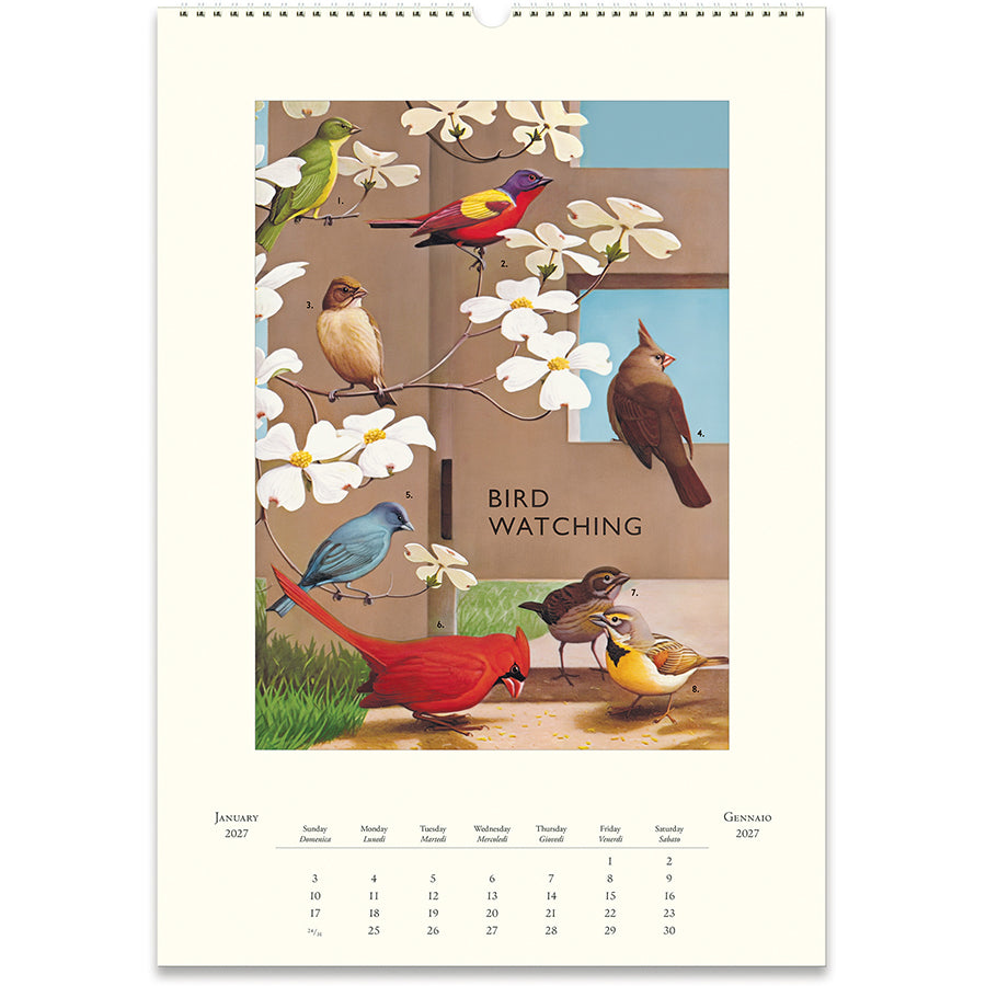Bird Watching 2027 Wall Calendar