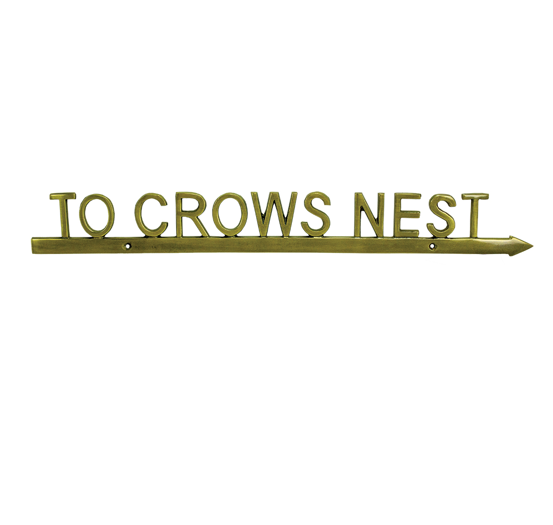 To Crows Nest sign