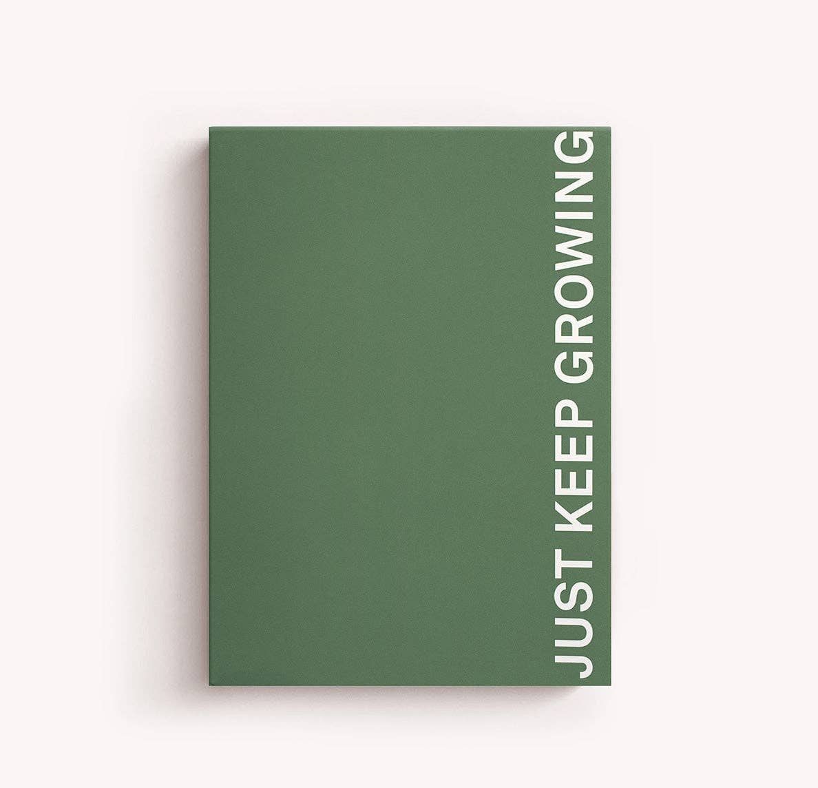 Just Keep Growing - Large Notebook