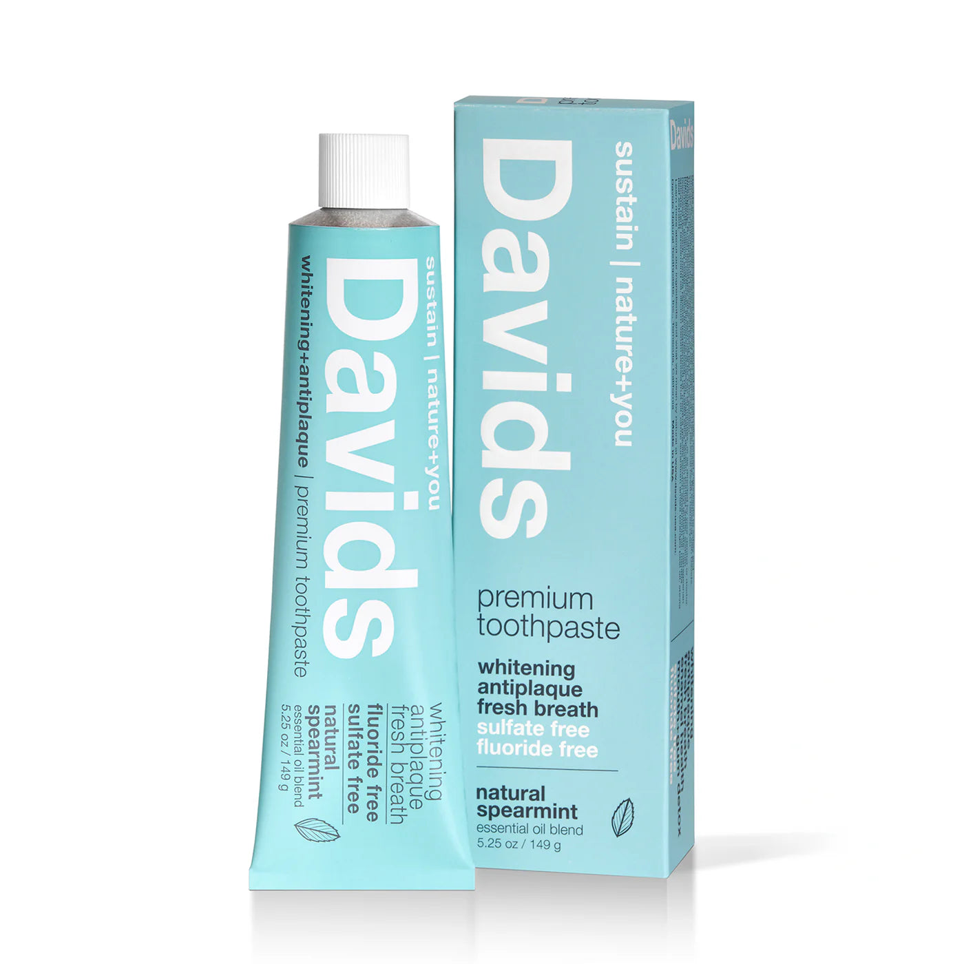 Davids Natural Toothpaste - Spearmint - 5.25 oz