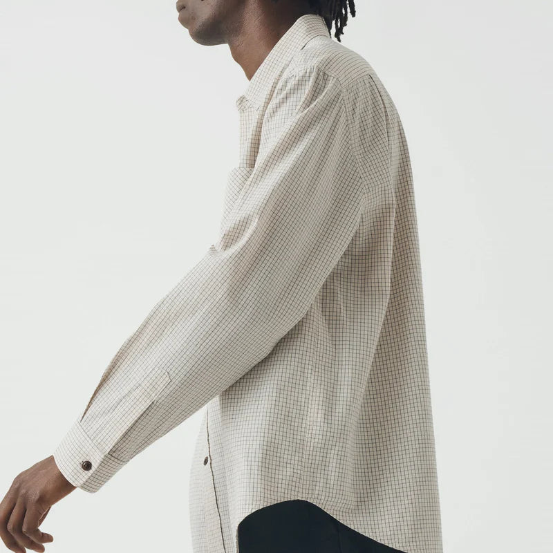 Toast Dobby Check Cotton Shirt