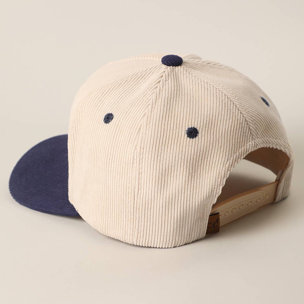 CATH OF THE DAY 3D Embroidered Corduroy Trucker Hat