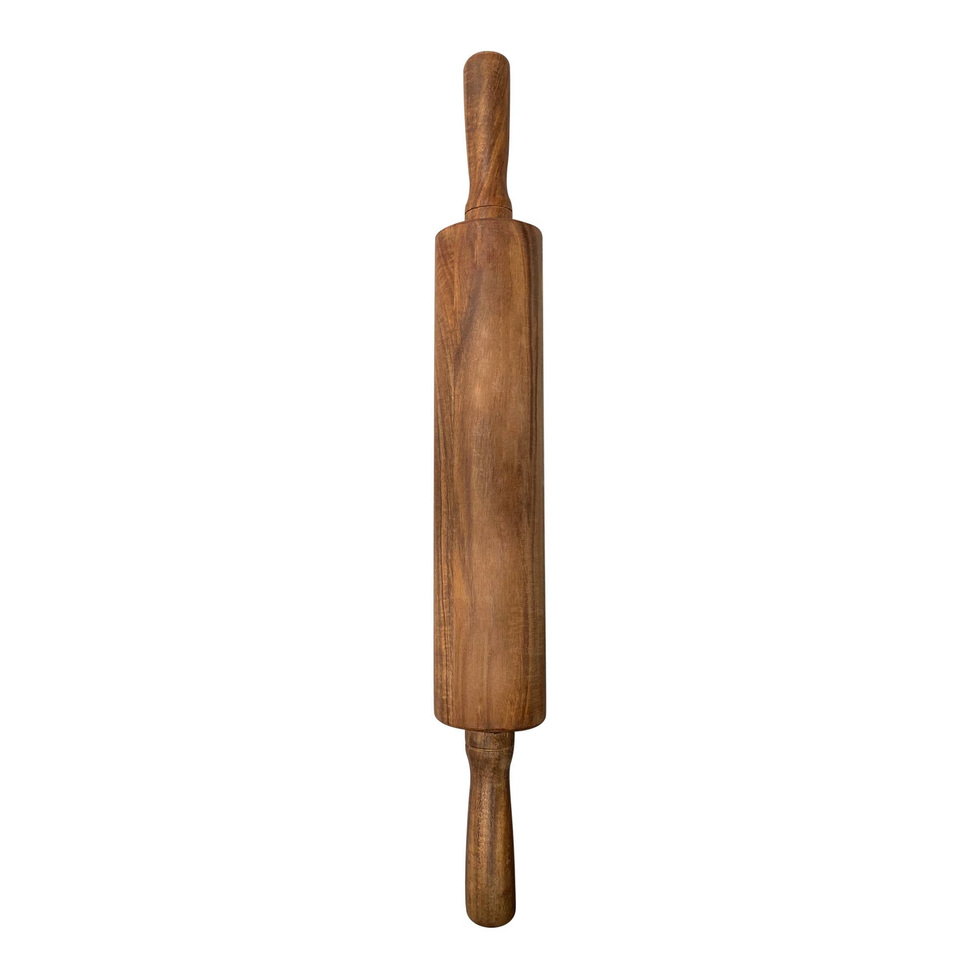 Ironwood Gourmet Acacia Rolling Pin, 12" x 2.75"