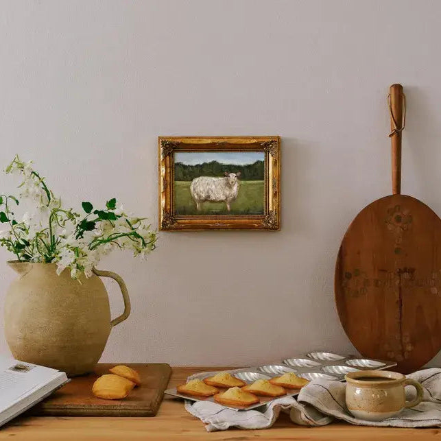 WOOLY Art Print framed