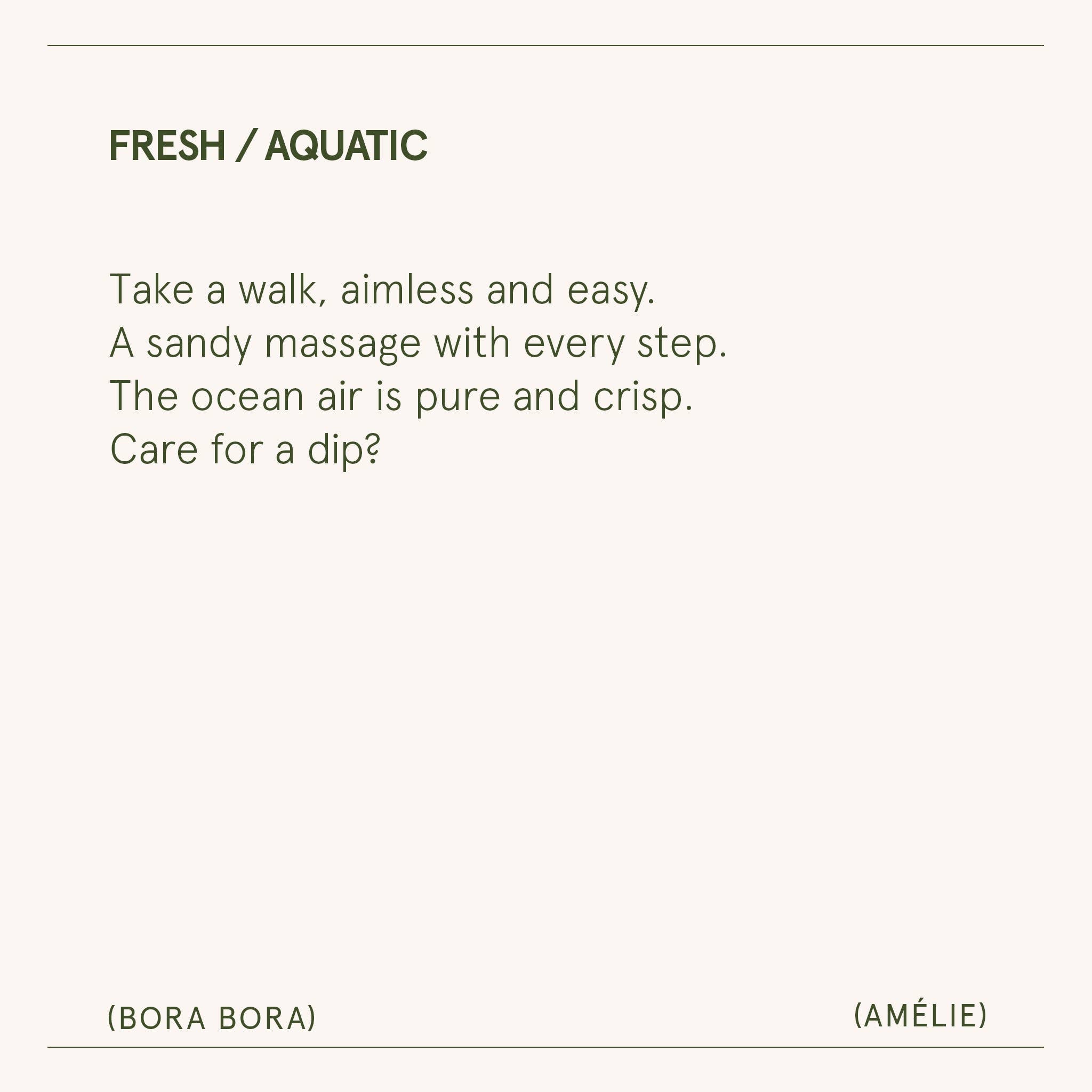 Scented Candle - Bora Bora - 7oz | La Jolie Muse