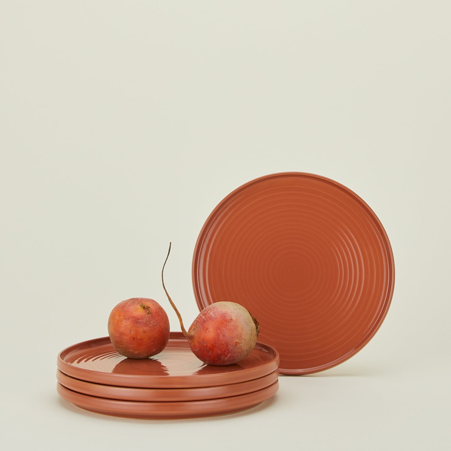 ESSENTIAL DINNER PLATE - SET OF 4, TERRACOTTA