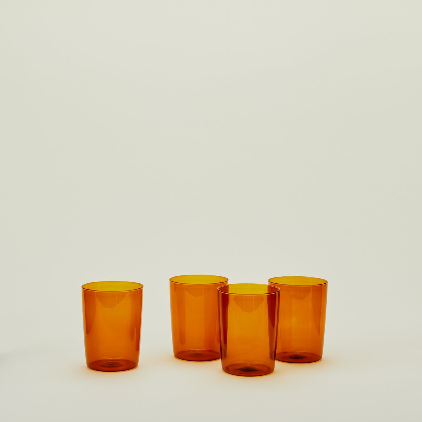 ESSENTIAL GLASSWARE - SET OF 4, TERRACOTTA