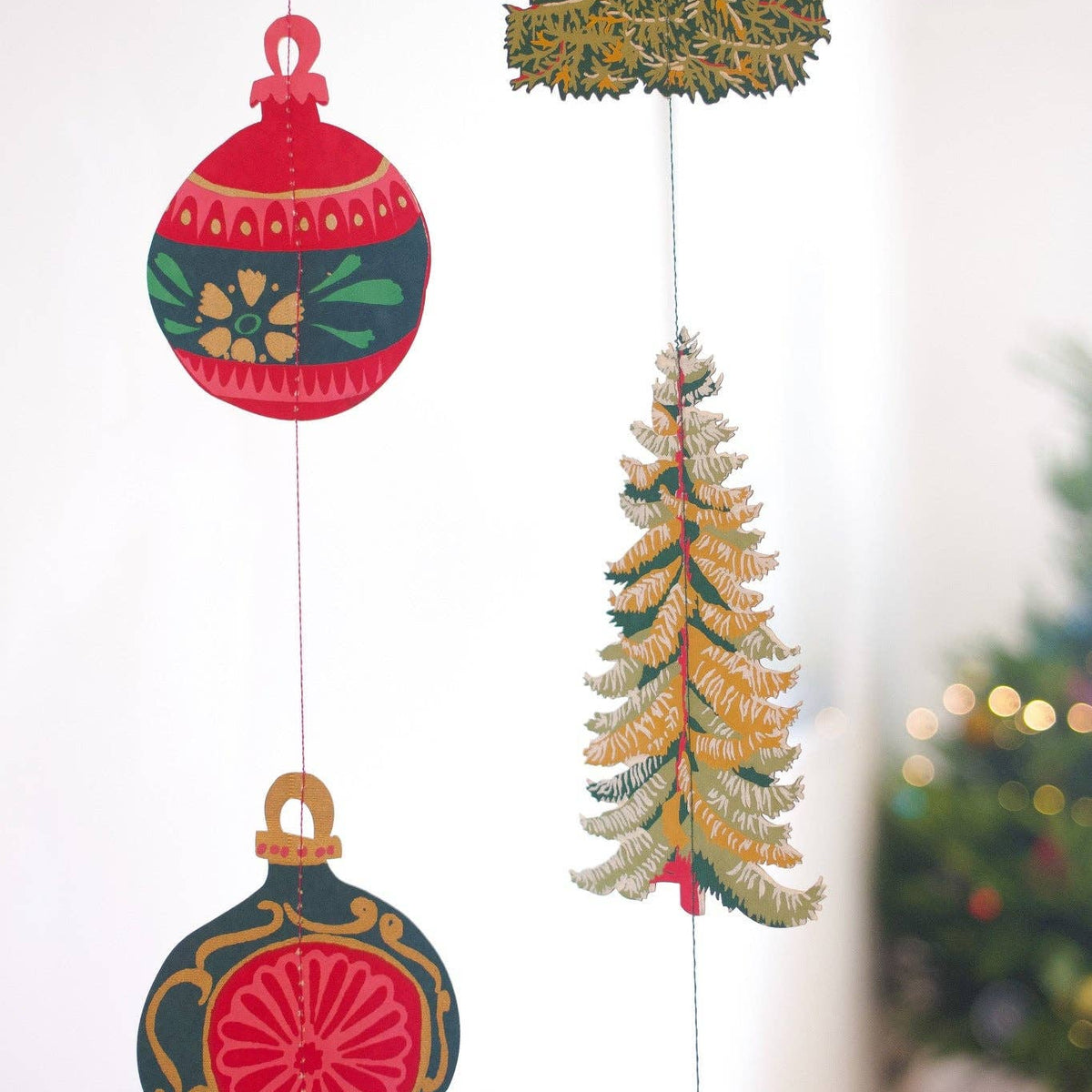 Baubles Vertical Wall Hanging