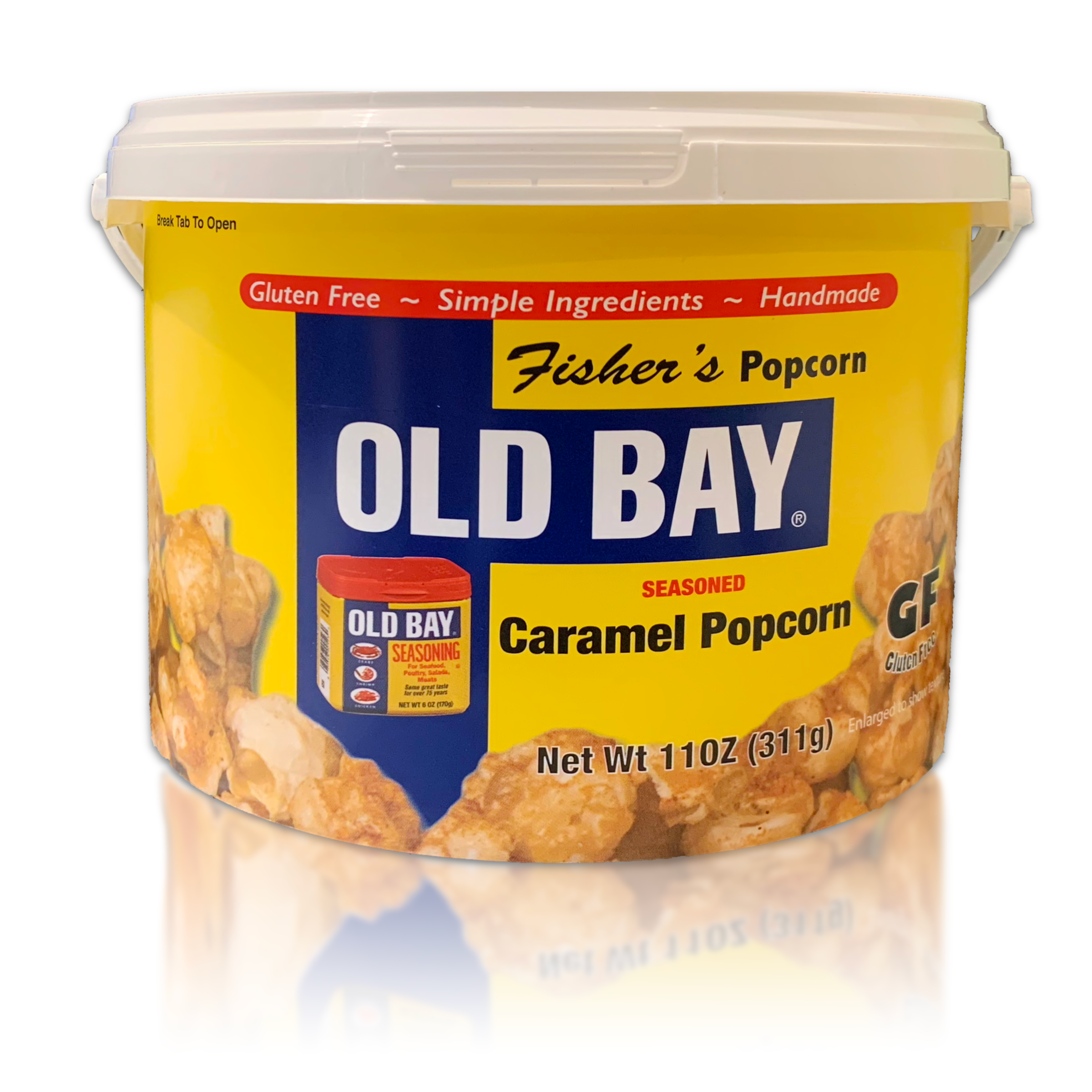 Tub Old Bay Seasoned Caramel Popcorn - 11oz
