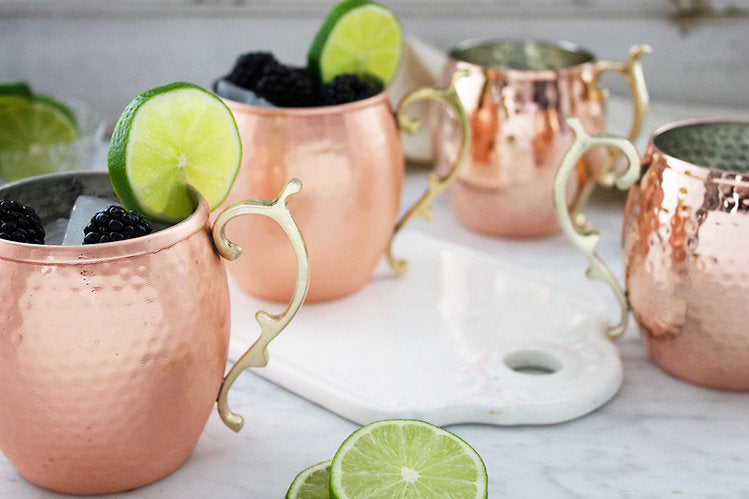 CMK Vintage Inspired Moscow Mule Mugs (Set of 4)