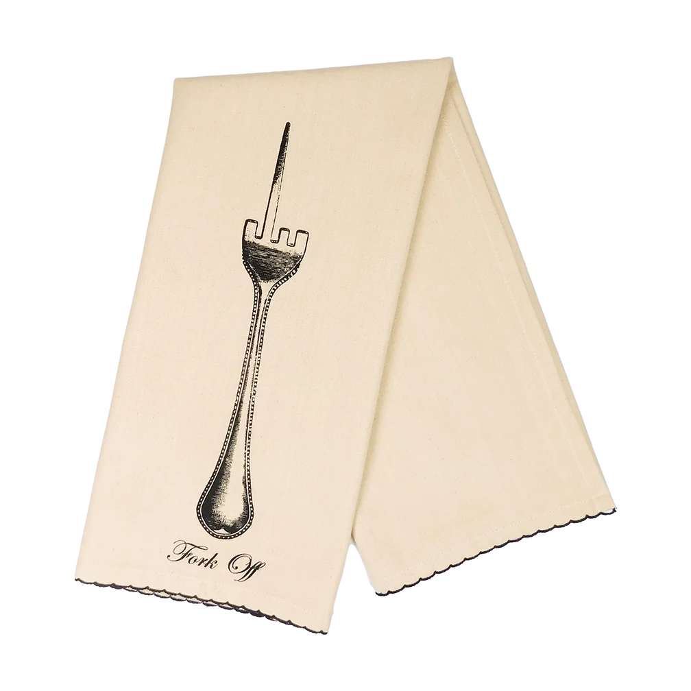 Fork Off Tea Towel