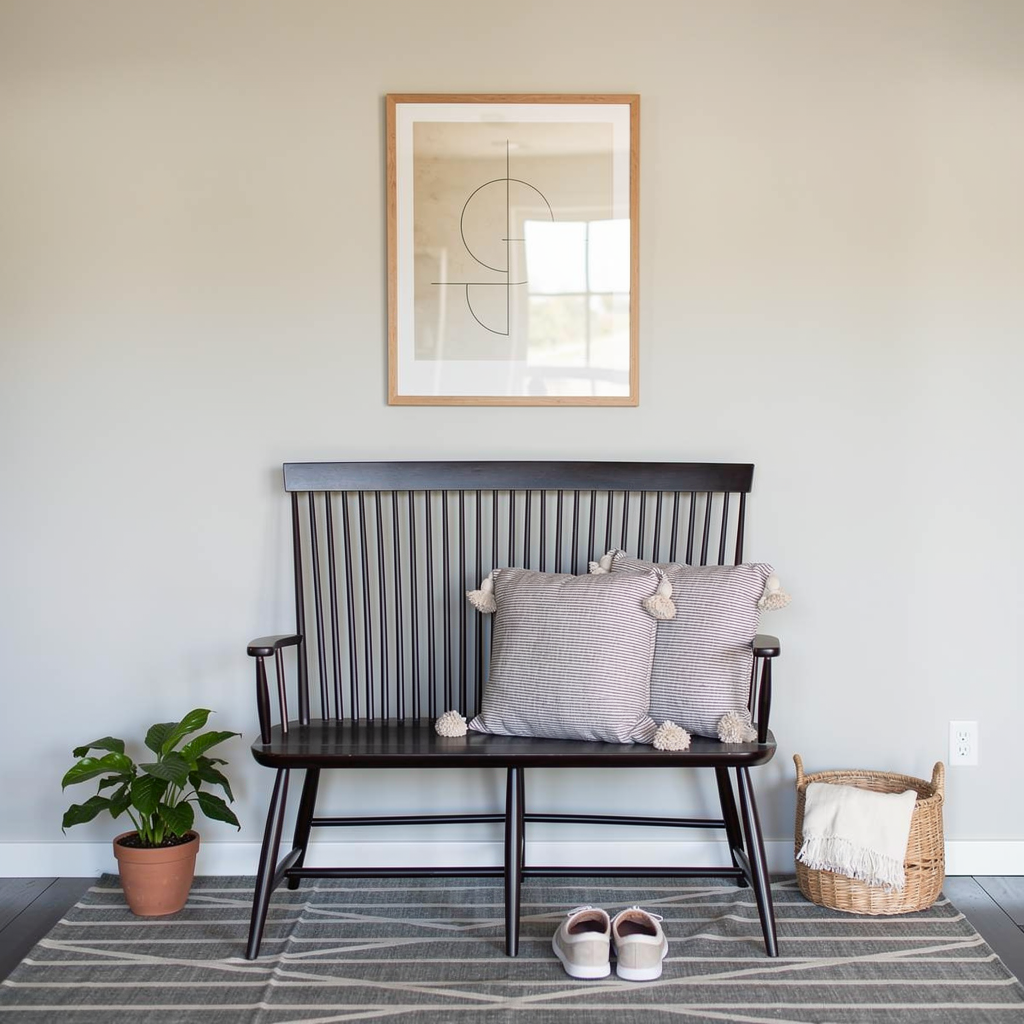 Hawthorne High Back Windsor Bench