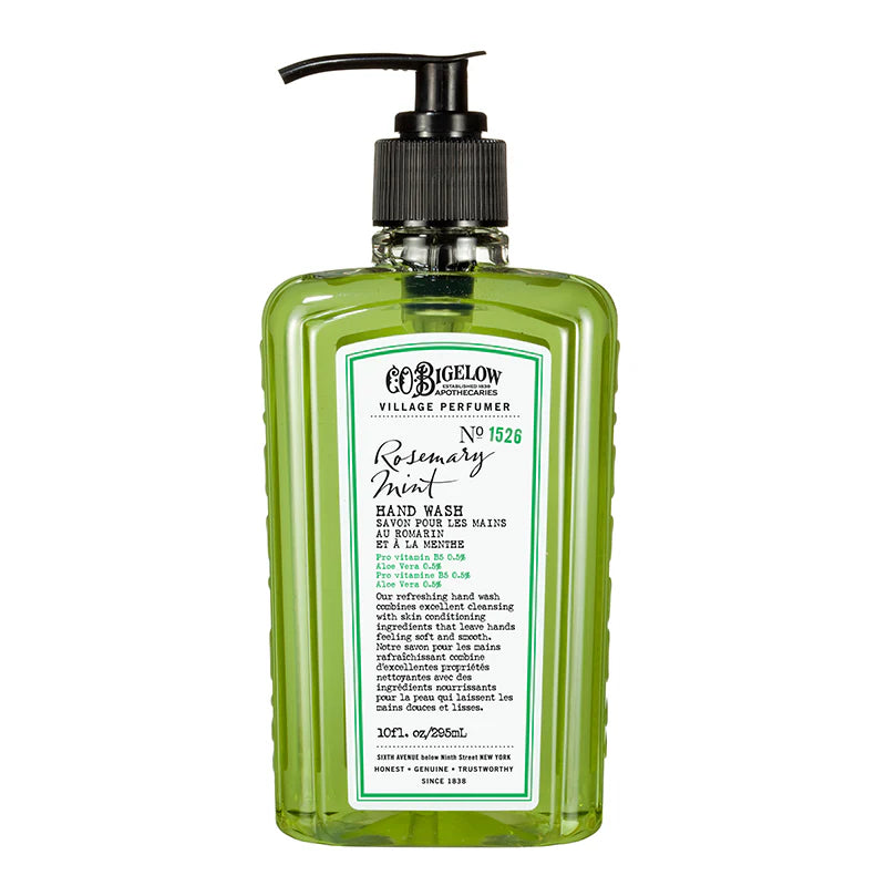 C.O. Bigelow Village Perfumer - Rosemary Mint Hand Wash No. 1526