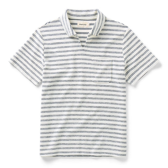 The Meridian Polo in Marine Stripe