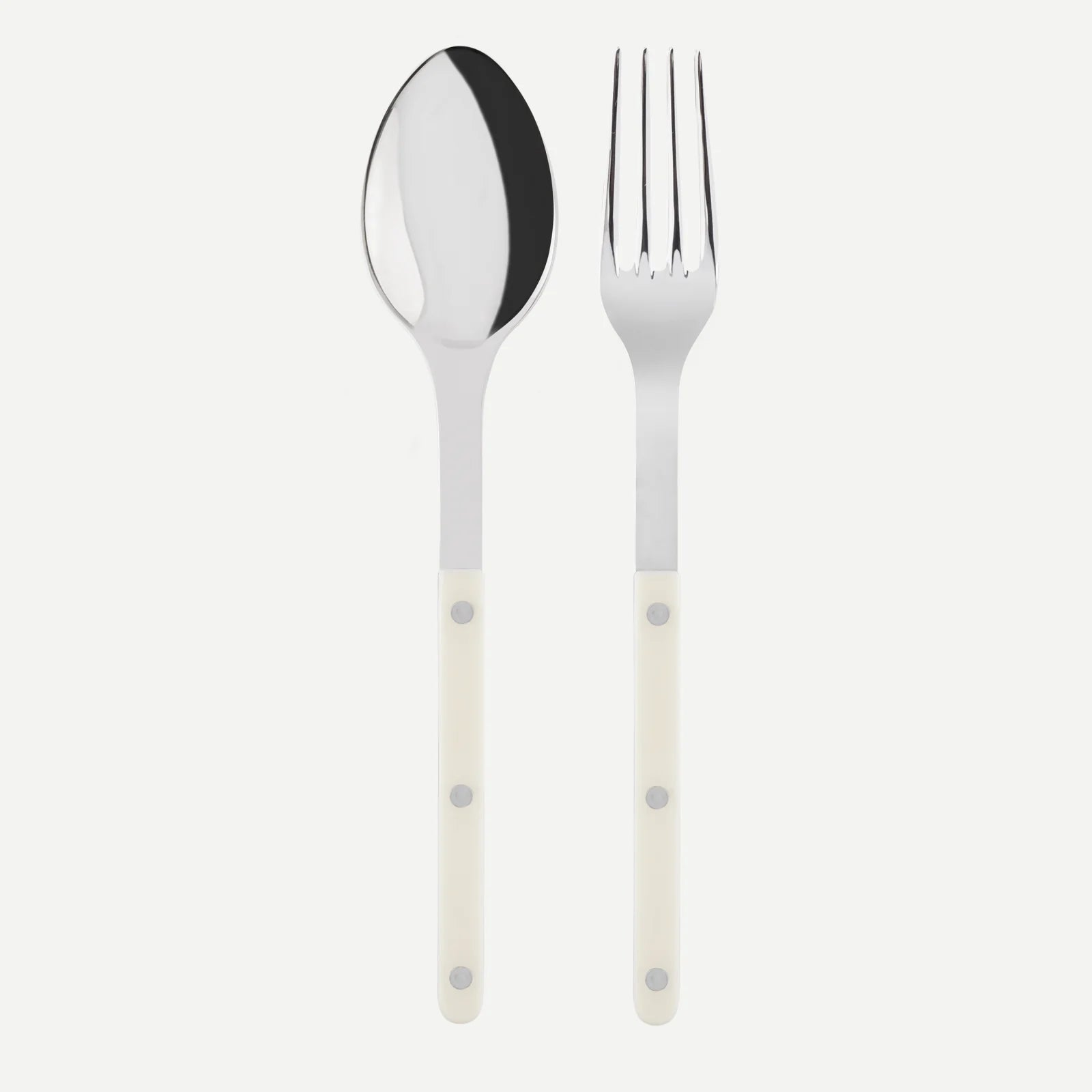 Bistrot Solid 2-Piece Serving Set - Ivory