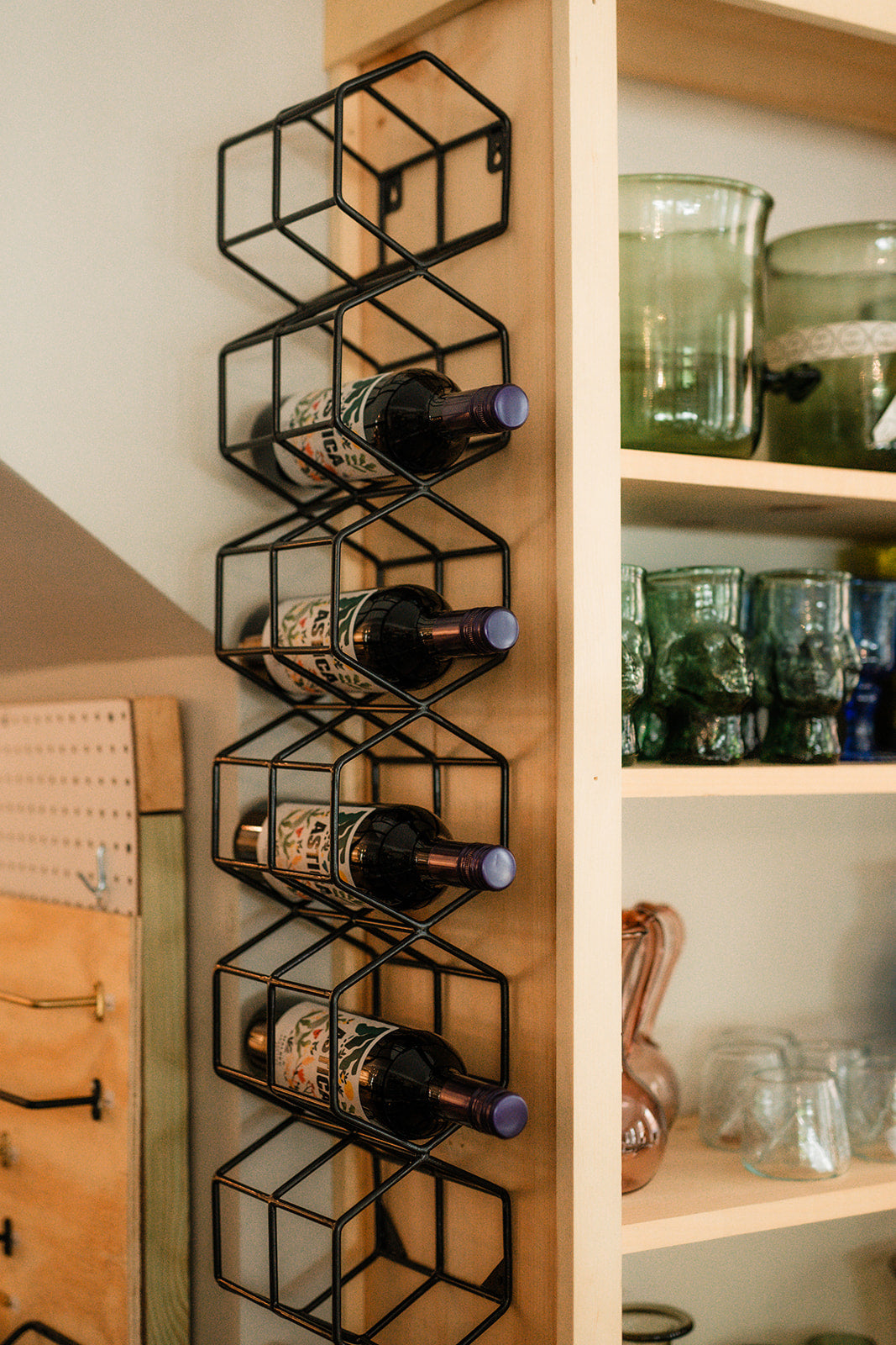 Iron Wine Rack