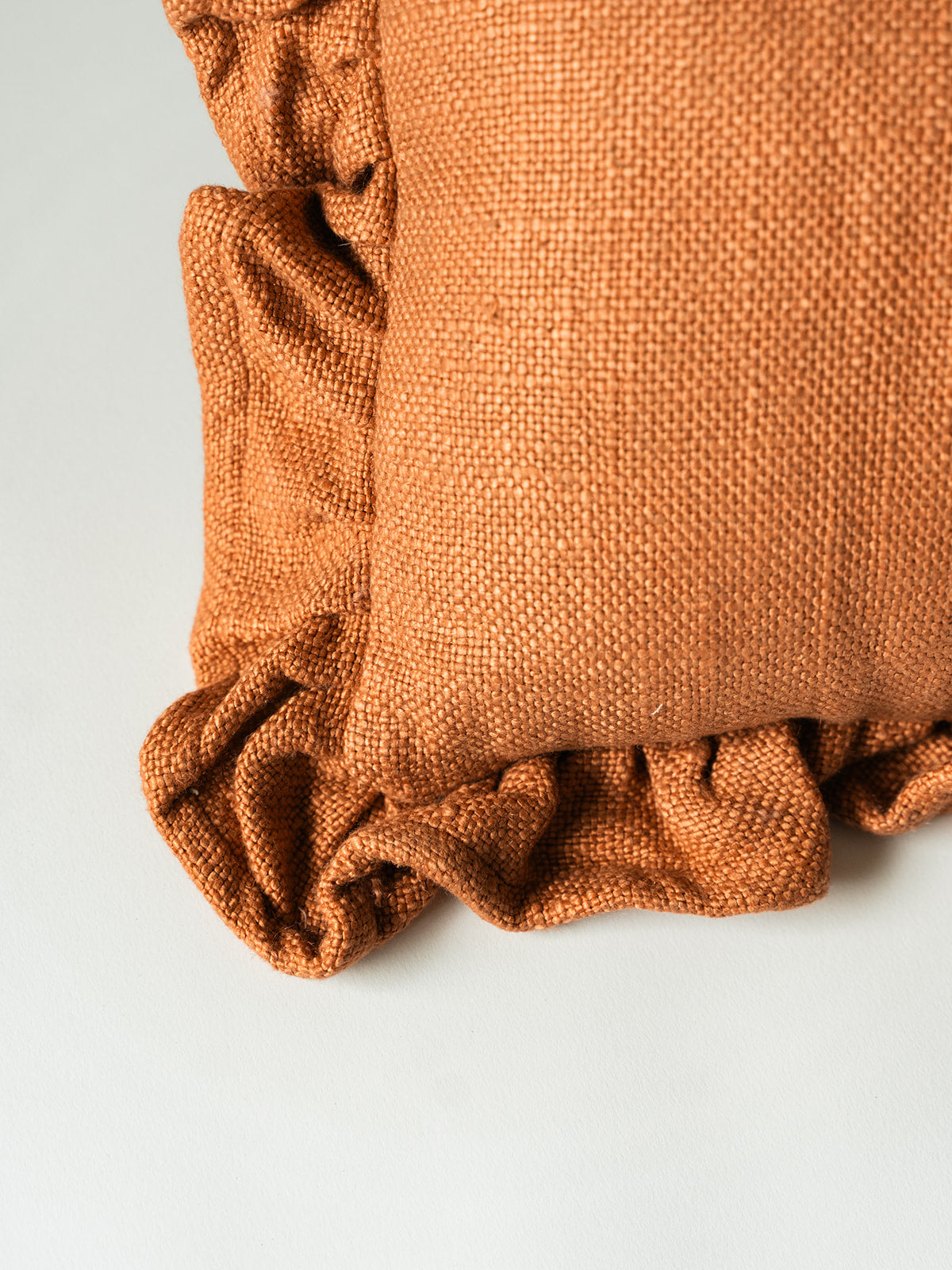 Luxe Linen Ruffle Pillow