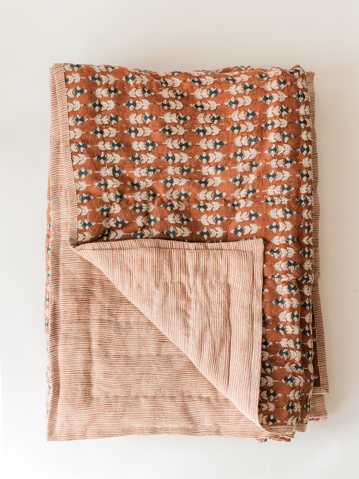 Blossom Block Print Quilt