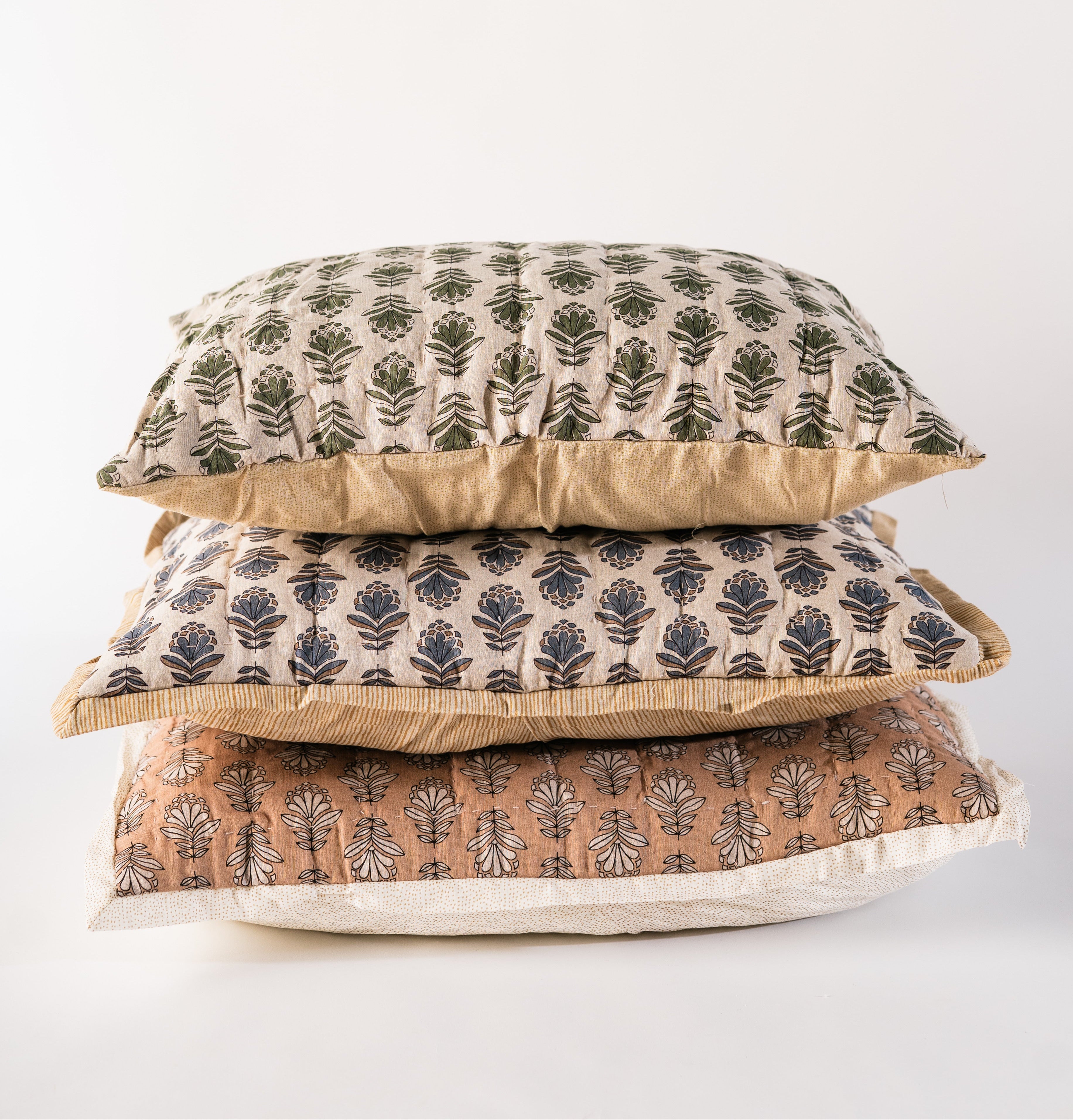 Charlie Block Print Shams - Set of 2