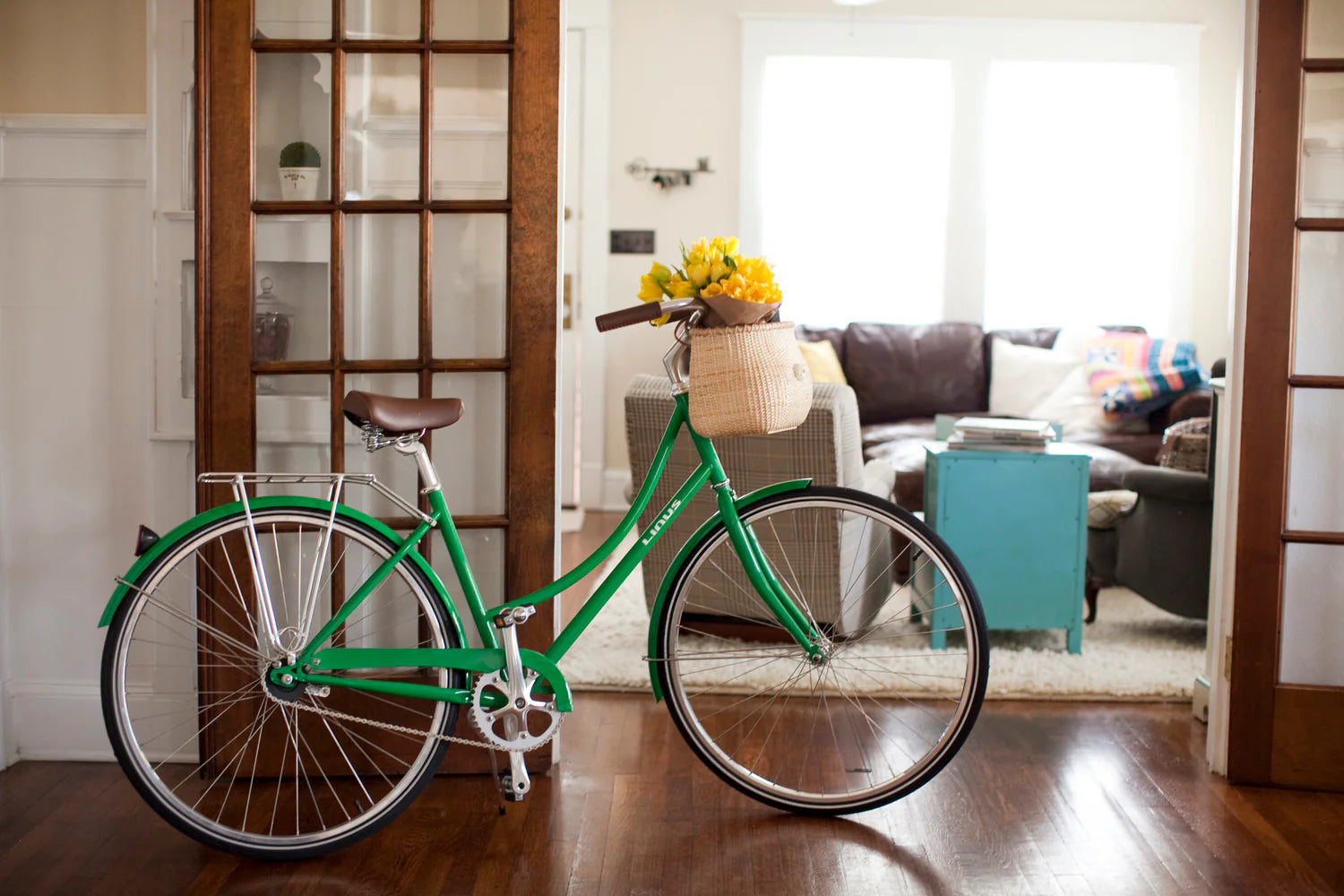 Lightship Classic Bike Basket - Natural