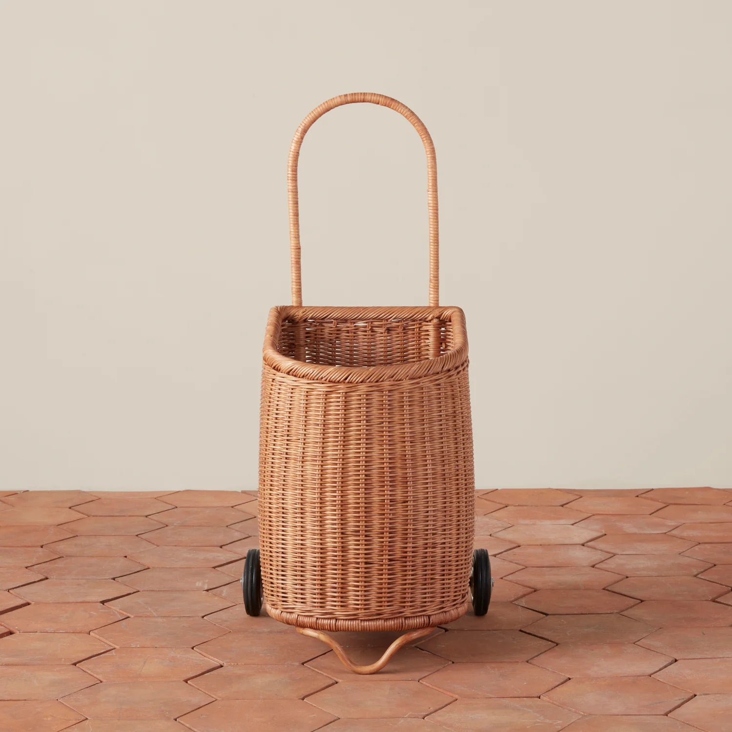 Lulu Wicker Market Cart