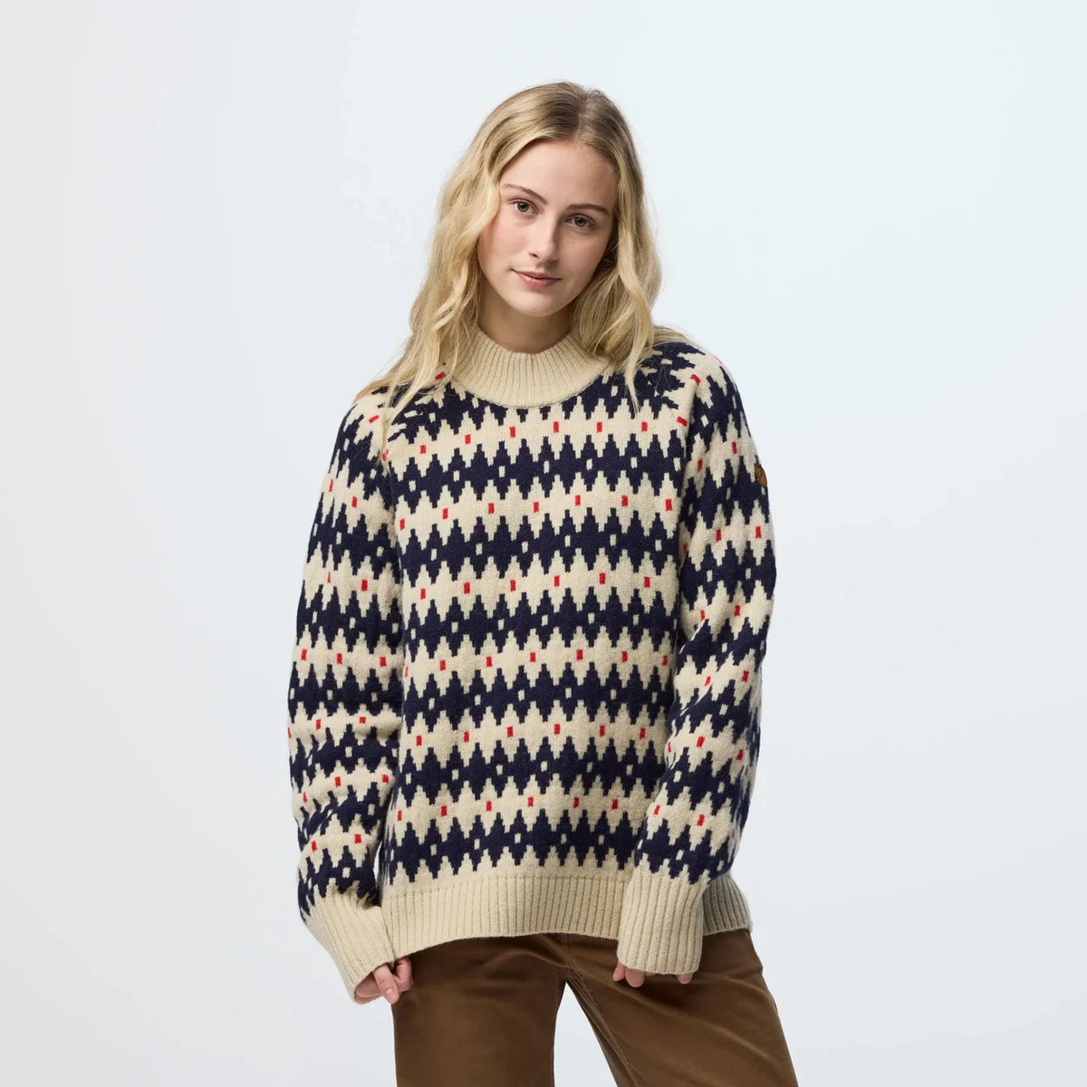 Ovik Jacquard Knit Sweater