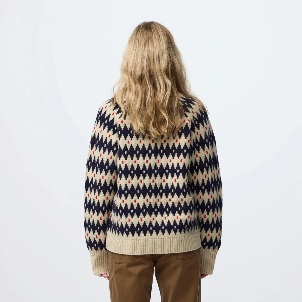 Ovik Jacquard Knit Sweater