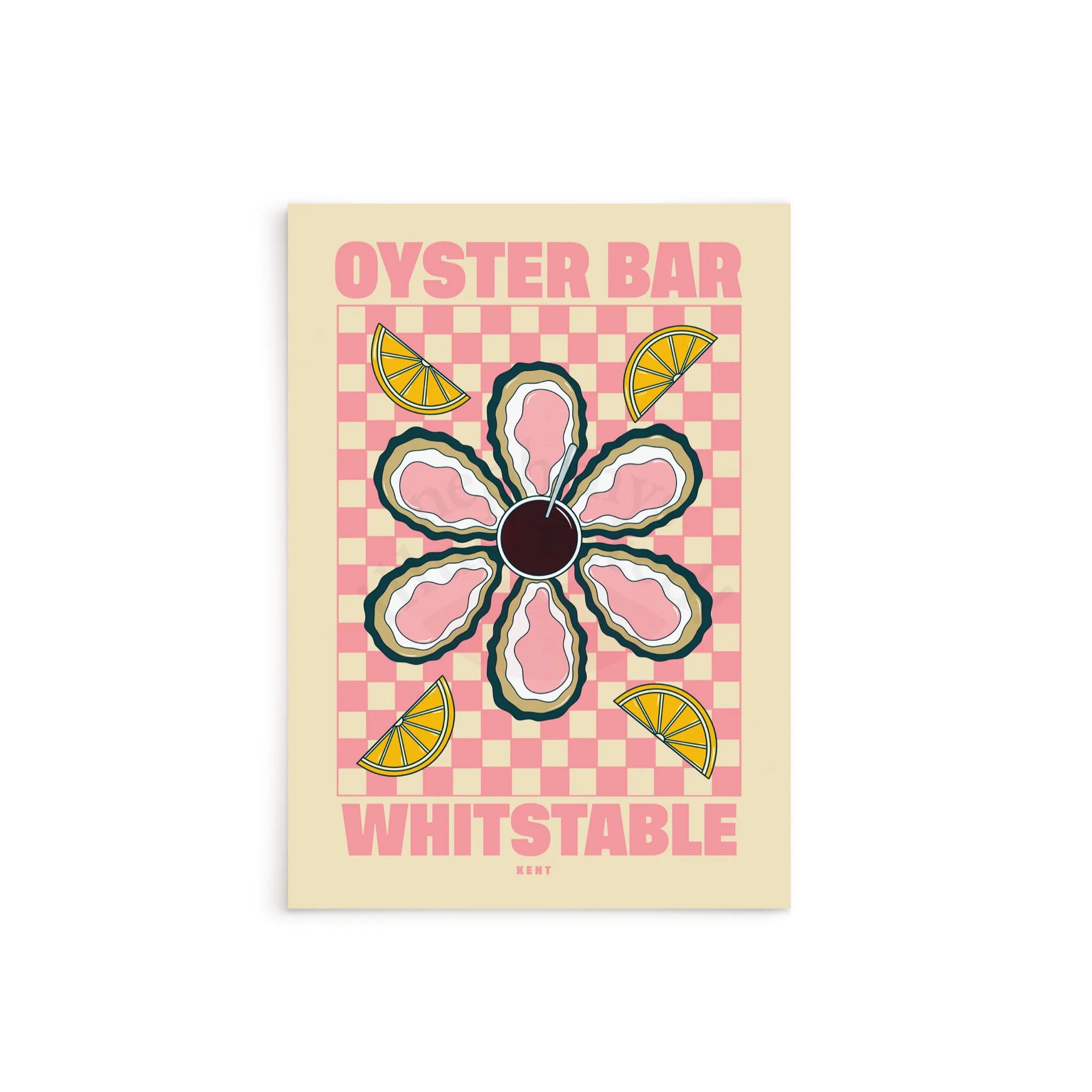 Oyster Bar A4 print - unframed