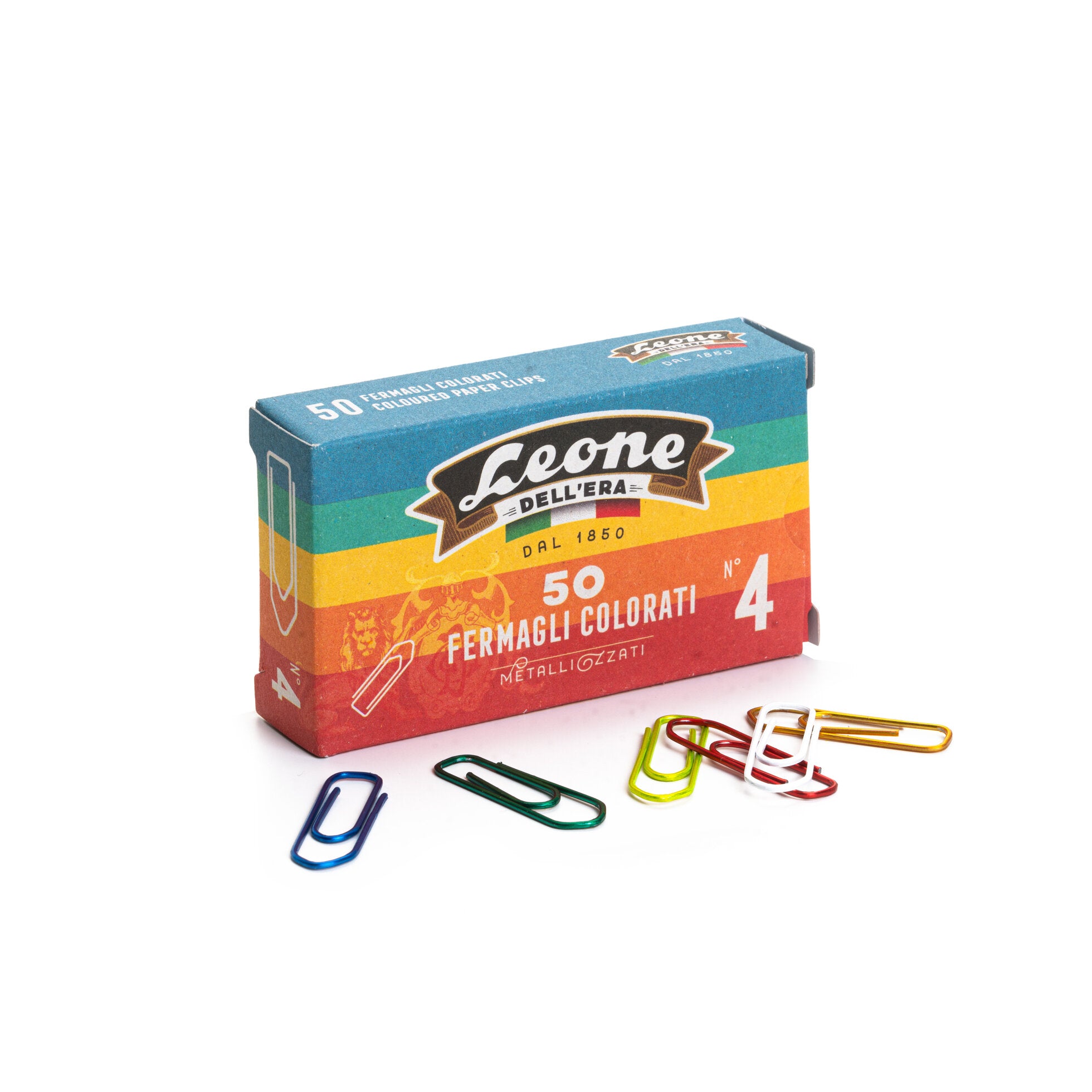 Mixed Metallic Color Paper Clips - 50 count