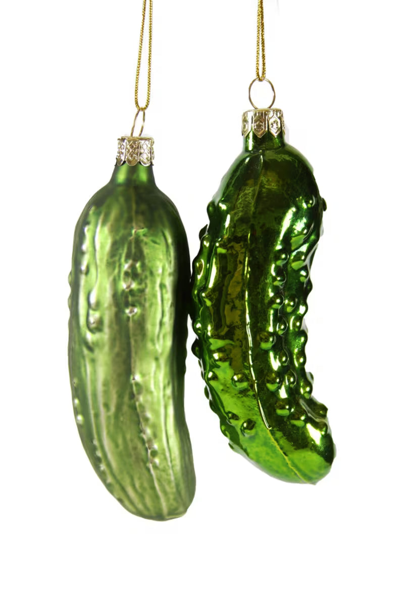 Pickles, Glass Ornament