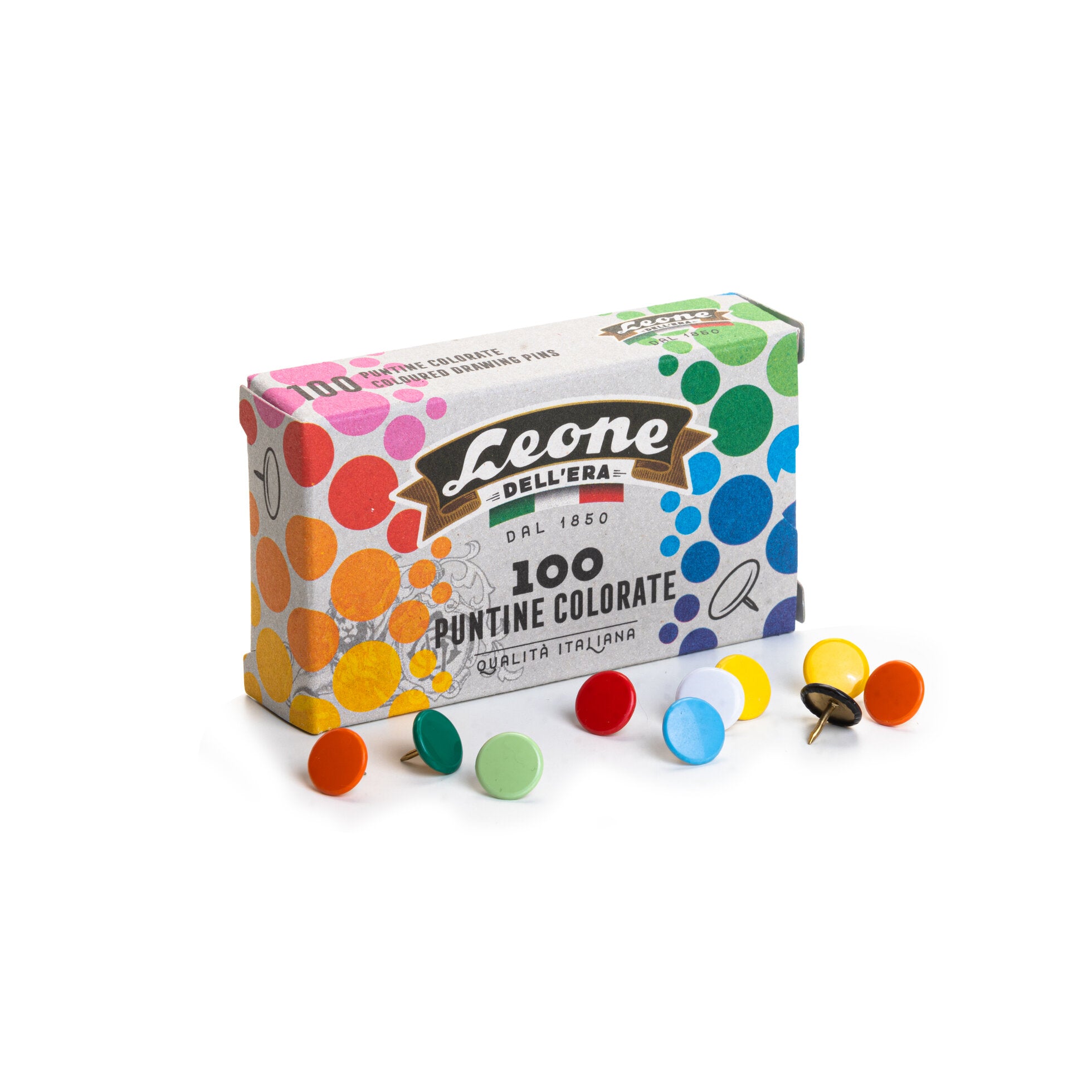 Pushpins, Assorted Colors - 100 count