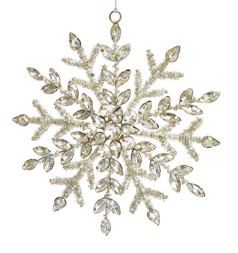 Jeweled Snowflake Ornament