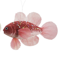 Fish ornament with glitter