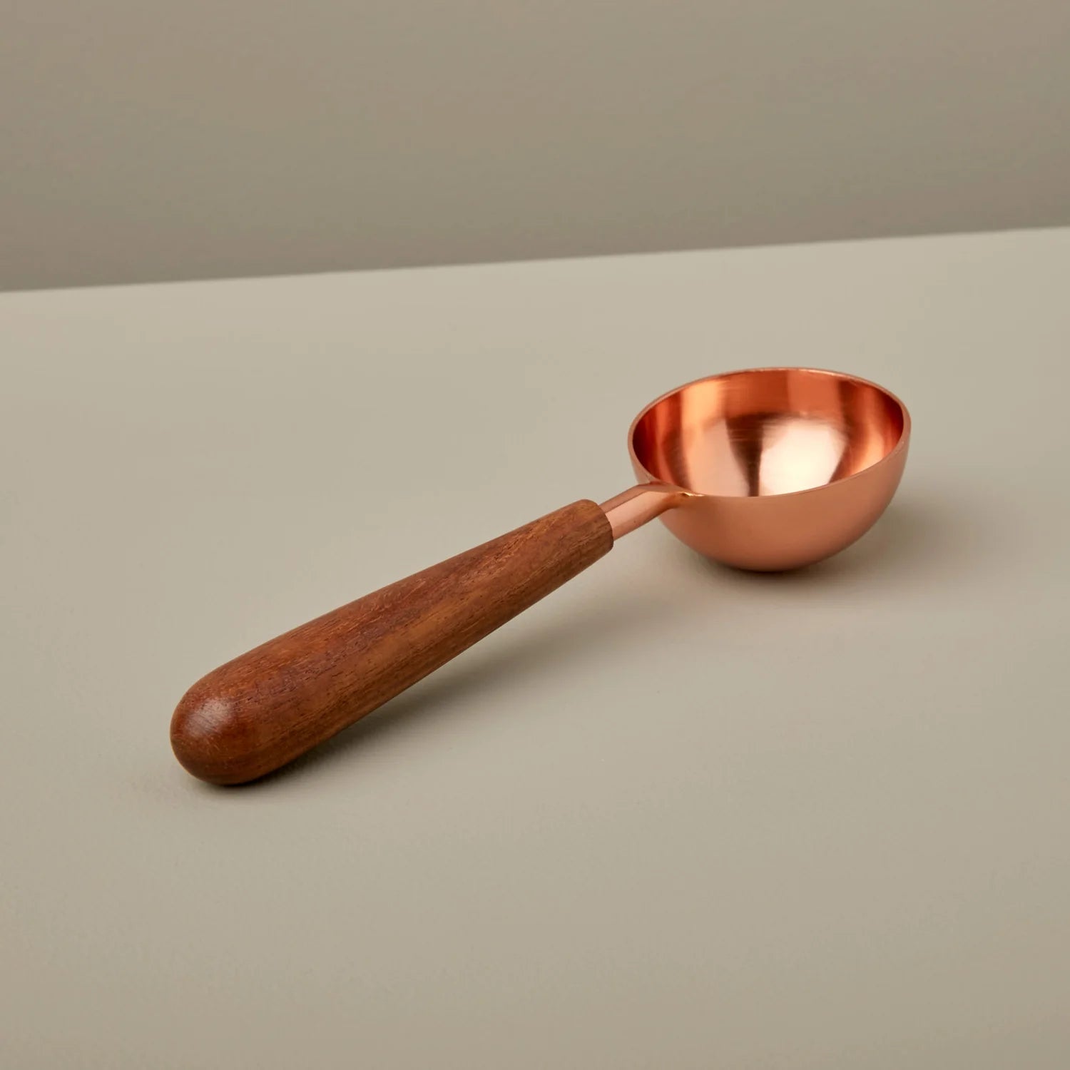 Copper & Wood Scoop