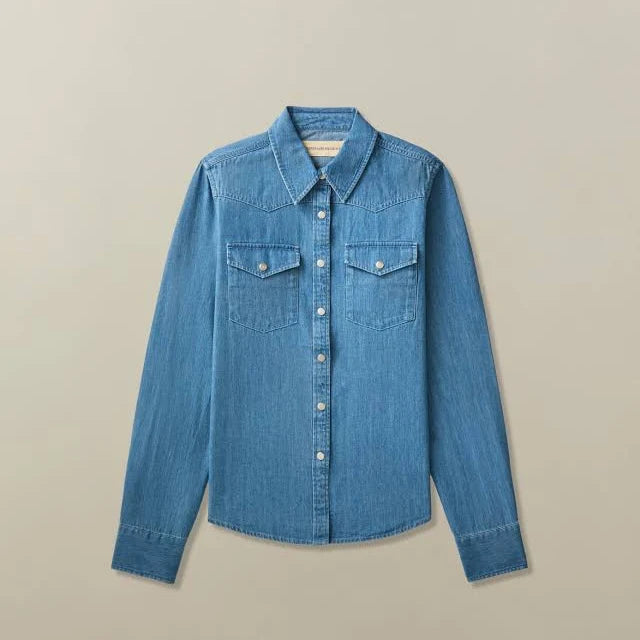 Riley Western Denim Shirt - Women's